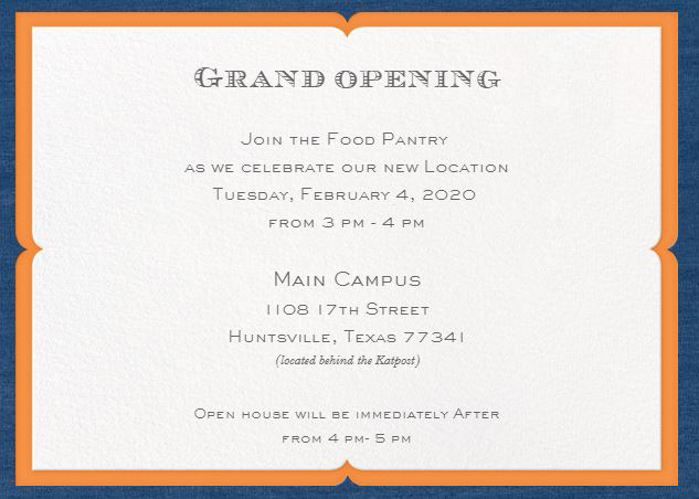 Grand Opening